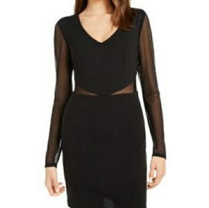 Teeze Me Junior Black Mesh Mini Dress Size 0